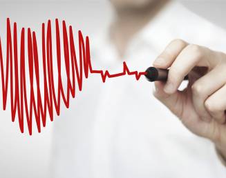 heart pulse drawing